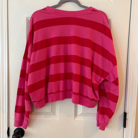 Champion Oversized Striped Boxy Sweatshirt - XL - Picture 4 of 6